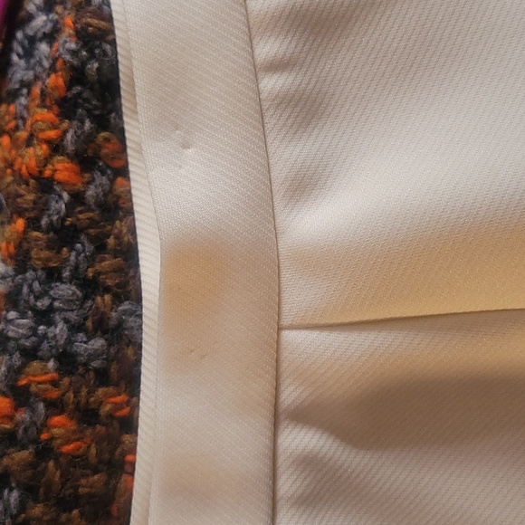 Vintage 60s 70s Lilli Ann Knit Cream Suit M - Picture 13 of 14